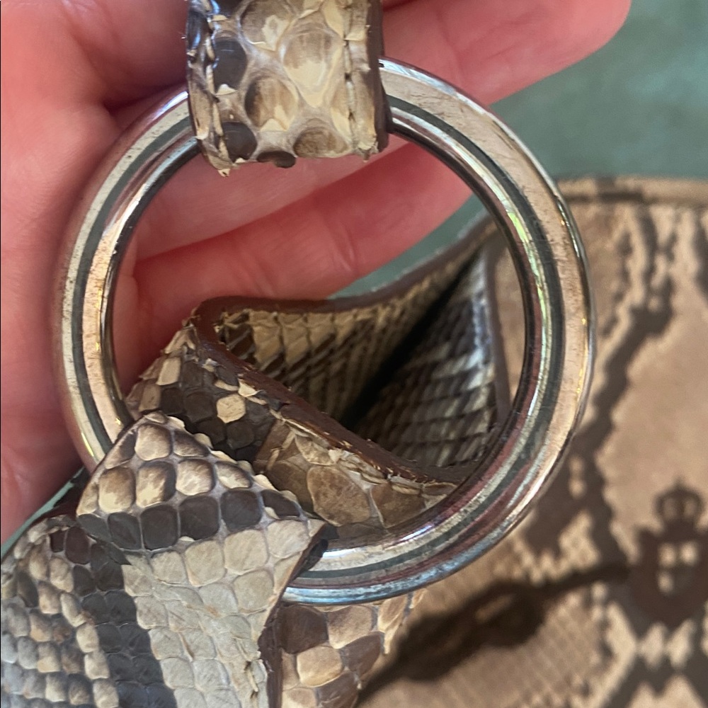 Prada Python Logo Hobo Roccia - Picture 14 of 14